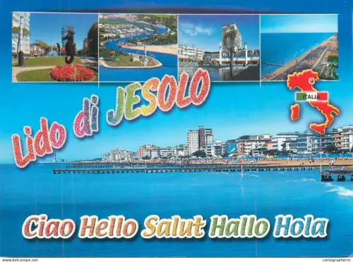 A5708 Italy Lido di Jesolo souvenir multi view