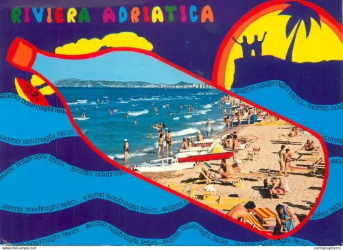 A5708 Italy Riviera Adriatica souvenir multi view