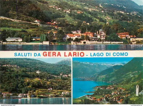 A5708 Italy saluti da Gera Lario Lago di Como multi view