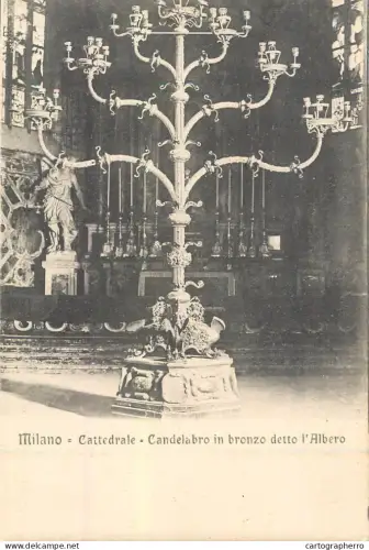 A6194 Milano (Milan) cattedrale candelabro in bronzo detto l`Albero