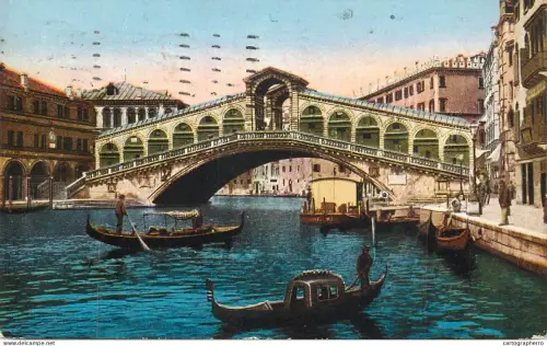 A6194 Venezia (Venice) ponte Rialto 1924