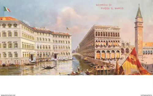 A6194 Venezia (Venice) scorcio di Piazza S. Marco