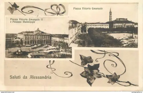 A6194 Saluti da Alessandria 1920