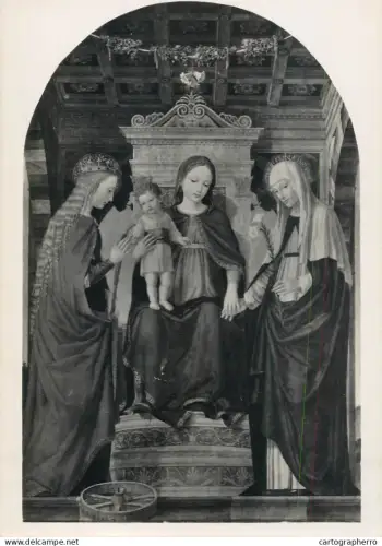 A6206 The Marriage of the two SS. Catherine - Borgognone