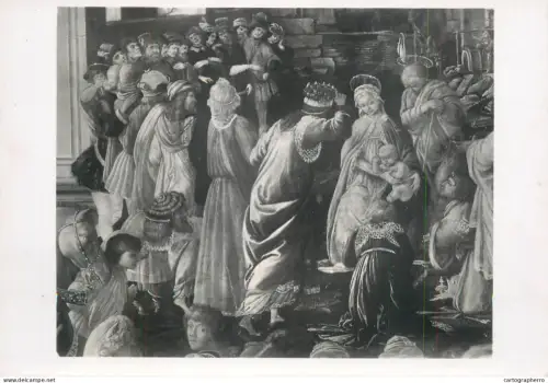 A6206 Adoration of the Magi detail - Botticelli