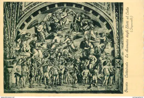 A6206 La chiamata degli Eletti al Cielo - Signorelli, Orvieto cathedral