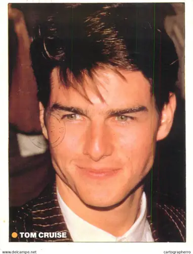 A6205 Tom Cruise trimmed postcard
