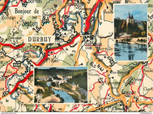 A5738 Belgium Durbuy multi view and map