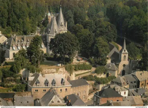 A5738 Belgium Durbuy aerial view