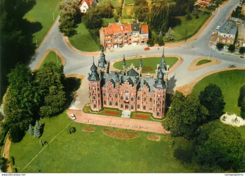A5738 Belgium Dilbeek castle aerial view