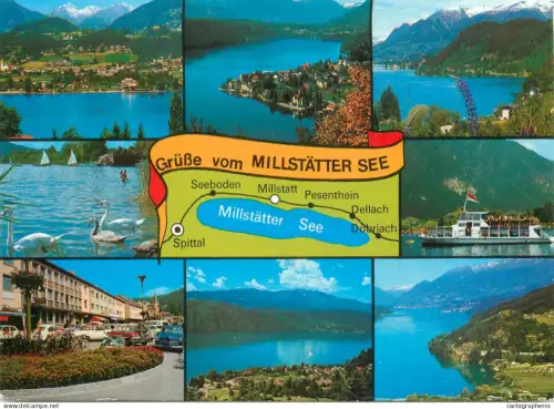 A5738 Austria Gruss vom Millstattersee different aspects