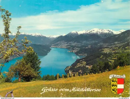 A5738 Austria Grusse vom Millstattersee picturesque scenery
