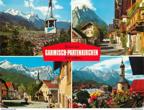 A5738 Germany Grusse aus Garmisch-Partenkirchen different views