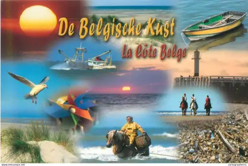 A5721 Belgium Belgische Kust multi view souvenir