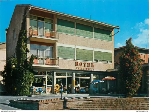 A5719 Italy Castiglione del Lago Hotel "Fazzuolli" ristorante bar