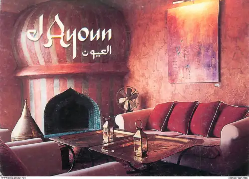 A5719 Spain Ibiza El Ayoun oriental restaurant advertising postcard