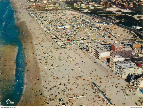 A5718 Belgium De Panne Camping on the beach aerial aspect