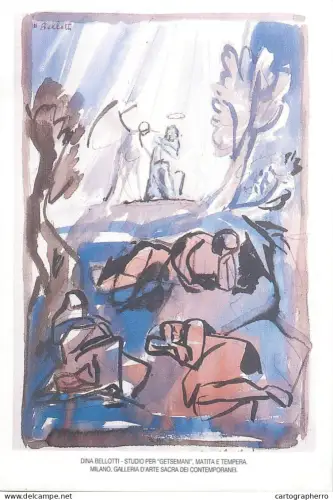 A5715 Mattia and the storm Dina Bellotti religious signed artwork