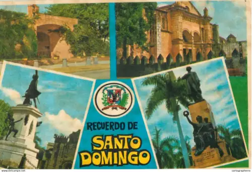 A5715 Dominican Republic Santo Domingo multi view souvenir