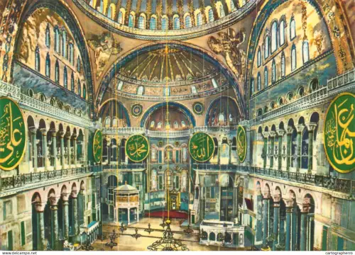 A5715 Turkey Istanbul Hagia Sophia Museum interior aspect