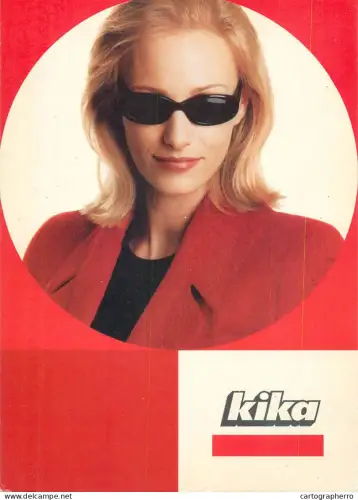A6099 Kika advertising postcard