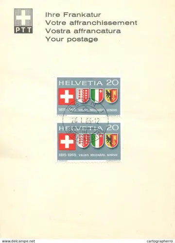 A6099 Swiss Confederation PTT philatelic souvenir