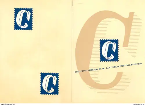 A6099 Courvoisier S.A. La Chaux-de-Fonds Switzerland issued in 1953 to commemorate the commissioning of Zurich Airport