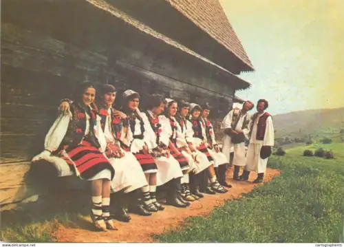 A6097 Romania Sighetul Marmatiei folk types folk costumes