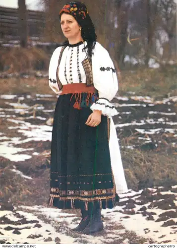 A6097 Romania costum popular din zona Sasausi Sibiu