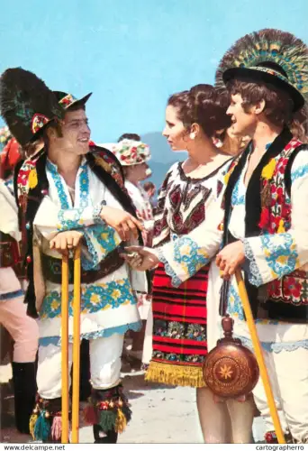 A6097 Romania Bistrita-Nasaud folk types costumes