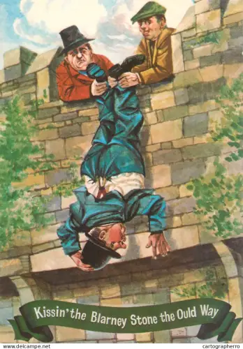 A6095 Kissin the Blarney Stone the Ould Way