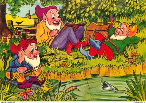 A6095 Little folks Knockers Leprechauns Elfs Goblins Gremlins Piskies Spriggans Dwarfs Gnomes fishing