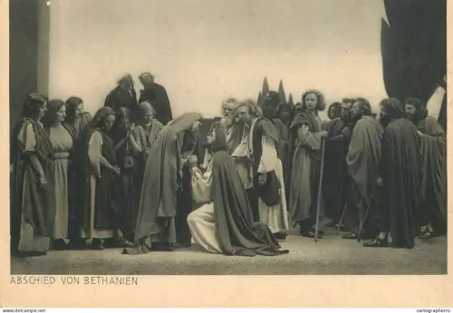 A6096 Theatre actors Abschied von Bethanien Oberammergau Passion Play 1934