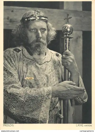A6096 Theatre actor Anton Lang Prolog Oberammergau Passion Play 1934