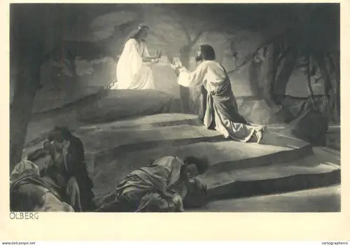 A6096 Theatre actors Oberammergau Passion Play 1934 Olberg