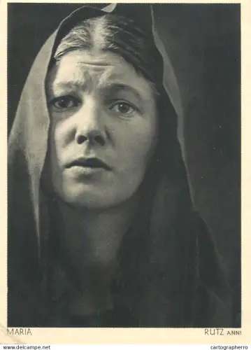 A6096 Theatre actress Rutz Anni as Maria Oberammergau Passion Play 1934
