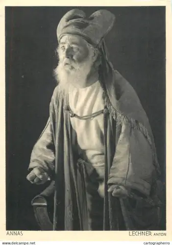 A6096 Actor Lechner Anton as Annas Oberammergau Passion Play