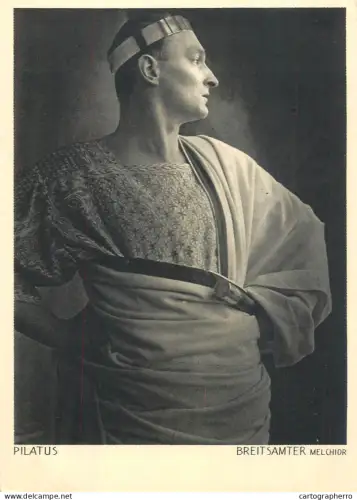 A6096 Actor Breit Samter Melchior as Pilatus Oberammergau Passion Play