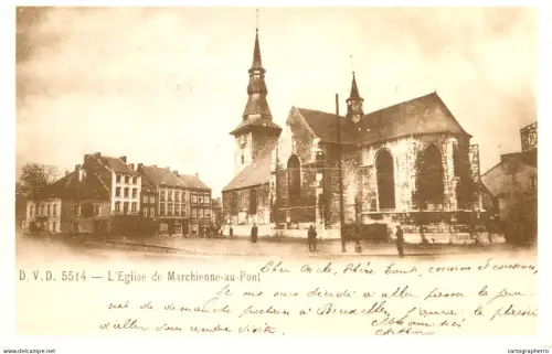 A6096 Marchienne-au-Pont, Belgium repro postcard