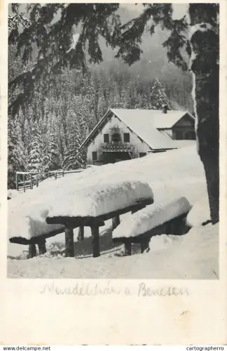 A6221 Romania Radnai Havasok Muntii Rodnei cabana chalet cottahe paysage hiver