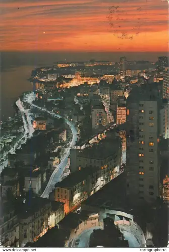 A5776 Monaco Monte Carlo night panorama
