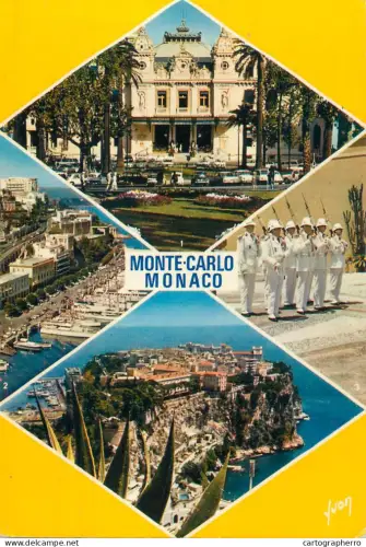 A5776 Monaco Monte Carlo multi view souvenir