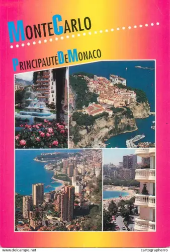 A5776 Monaco Monte Carlo souvenir multi view