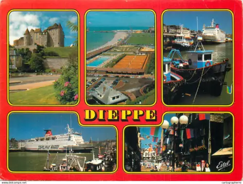 A5775 France Dieppe (Seine Maritime) several views