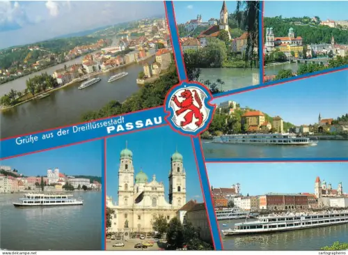 A5775 Germany Grusse aus Passau multi view