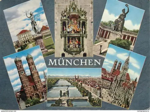 A5775 Germany Munchen multi view souvenir