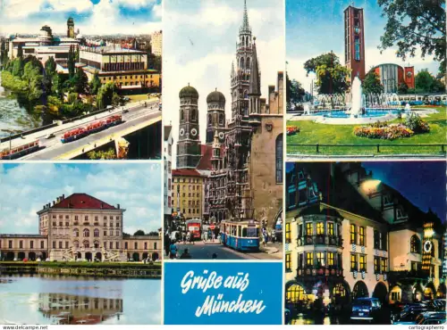 A5775 Germany Grusse aus Munchen multi view