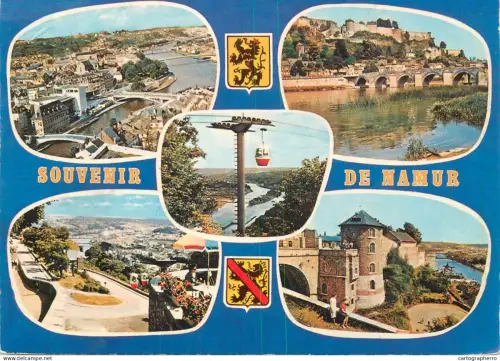 A5774 Belgium souvenir de Namur multi view