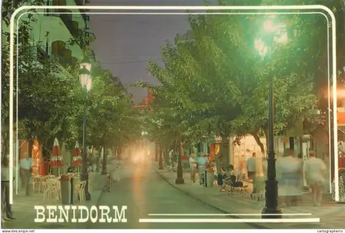 A5774 Spain Benidorm night view