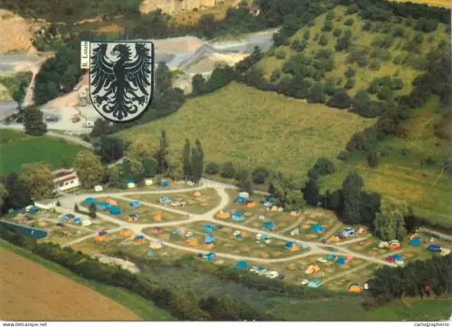 A5772 Luxembourg Echternach Camping Alferweiher Pavillon du Lac vue aerienne